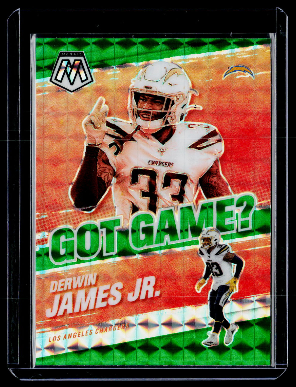 2021 Panini Mosaic Football Got Game? Derwin James Jr. GG-24 - front