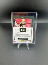 2022 Panini Donruss Rookie Phenom Jerseys Christian Watson RC #RPJ-18 - back