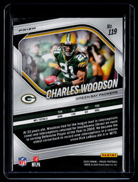 2025 Panini Prizm Football Charles Woodson #119 Green Bay Packers - back