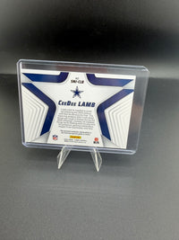 2025 Panini Score Stars of the NFL CeeDee Lamb Cowboys Jersey Card SNJ-CLB - back