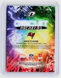 2026 Topps Cyber Breakers CB-16 Mike Evans Tampa Bay Buccaneers - back