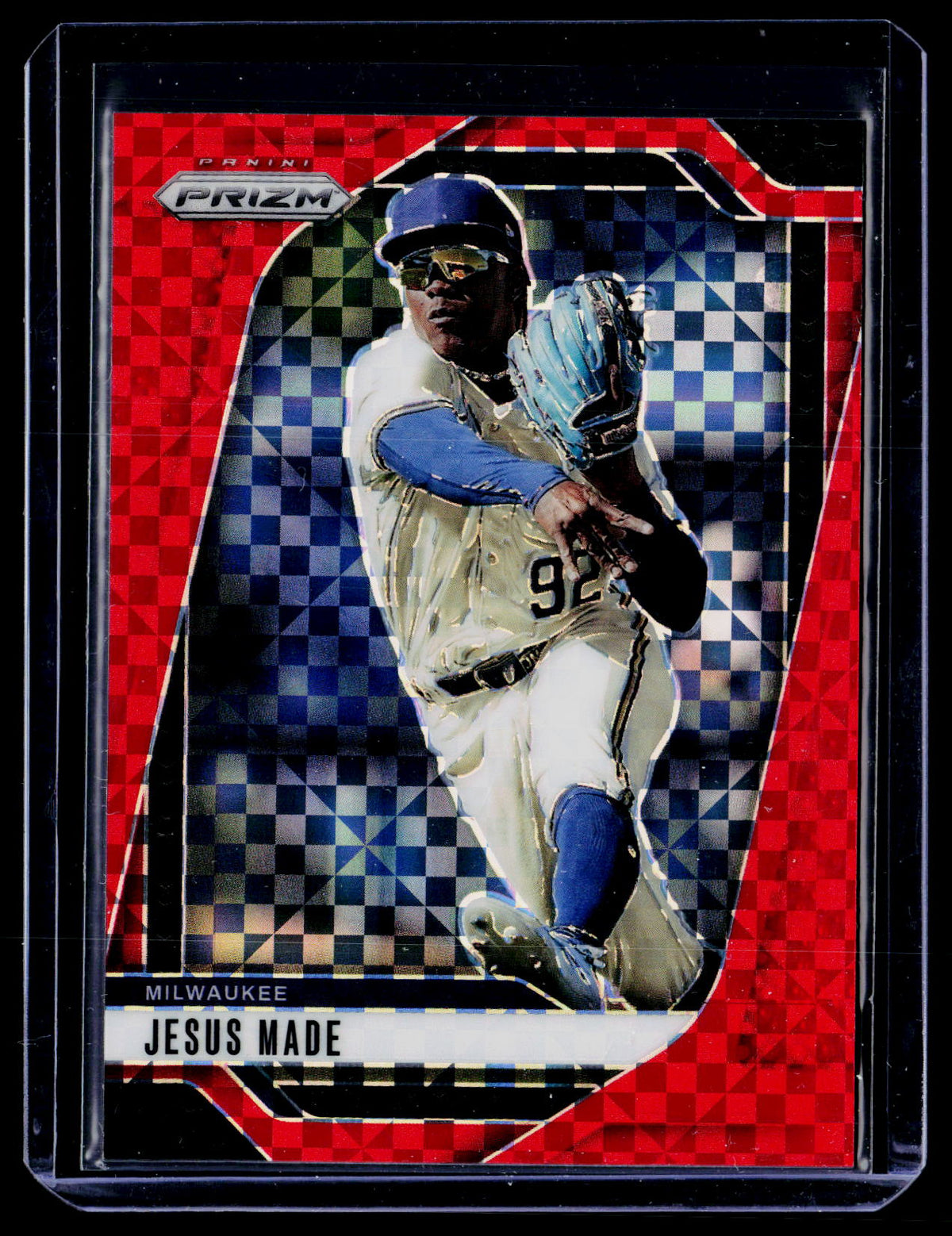 2025 Panini Prizm Baseball Jesus Made #80 Checkerboard /99 - front