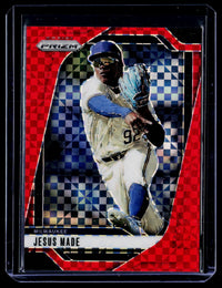 2025 Panini Prizm Baseball Jesus Made #80 Checkerboard /99 - front