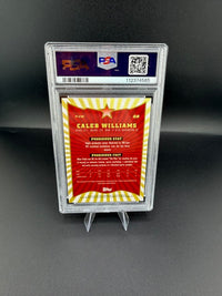 2024 Topps Finest Prodigies Autographs Caleb Williams PCW Oil Spilled Geo 1/10 PSA 10 - back