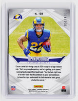 2024 Panini Phoenix Blake Corum Rookie Red Parallel /350 #158 - back