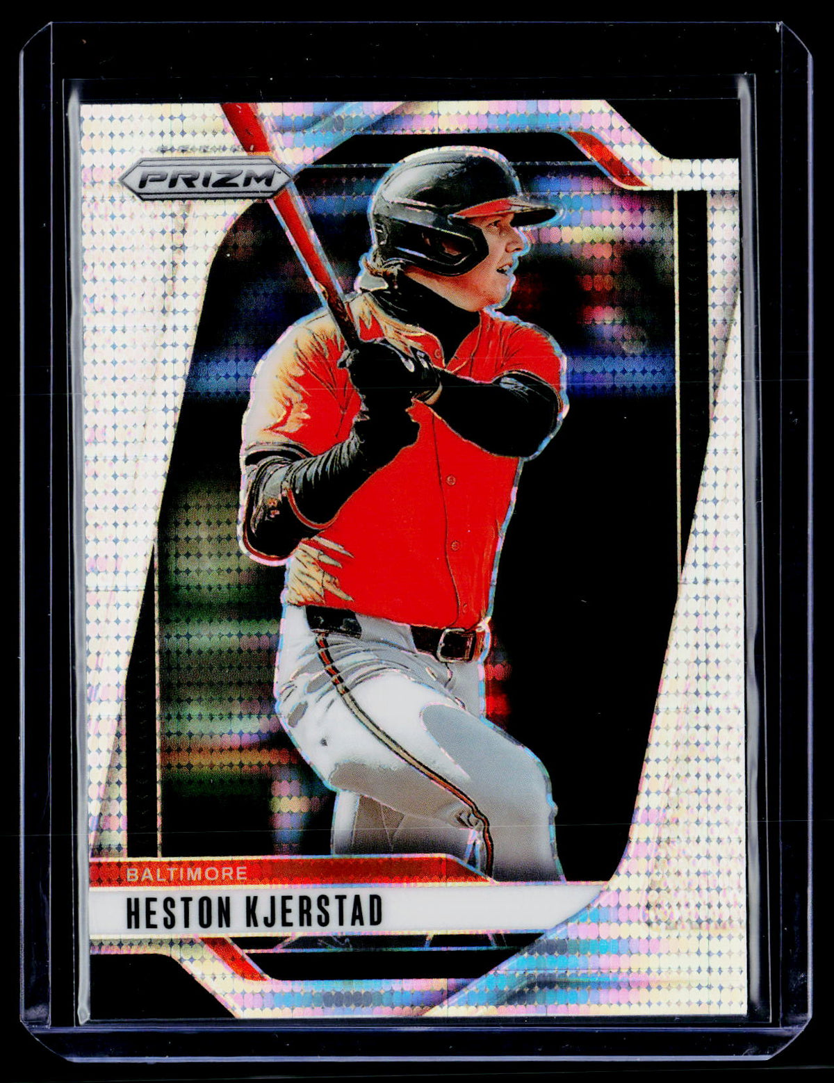 2025 Panini Prizm Baseball Heston Kjerstad Blue Ice Prizms #211 /499 - front