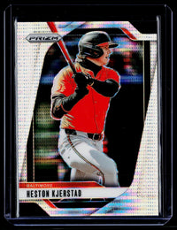 2025 Panini Prizm Baseball Heston Kjerstad Blue Ice Prizms #211 /499 - front