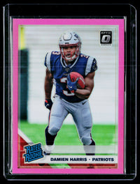 2019 Panini Donruss Optic Football Rated Rookie Pink Damien Harris #159 - front