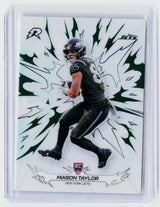 2025 Topps Chrome Football Refractor Rookie Card #173 Mason Taylor New York Jets - front