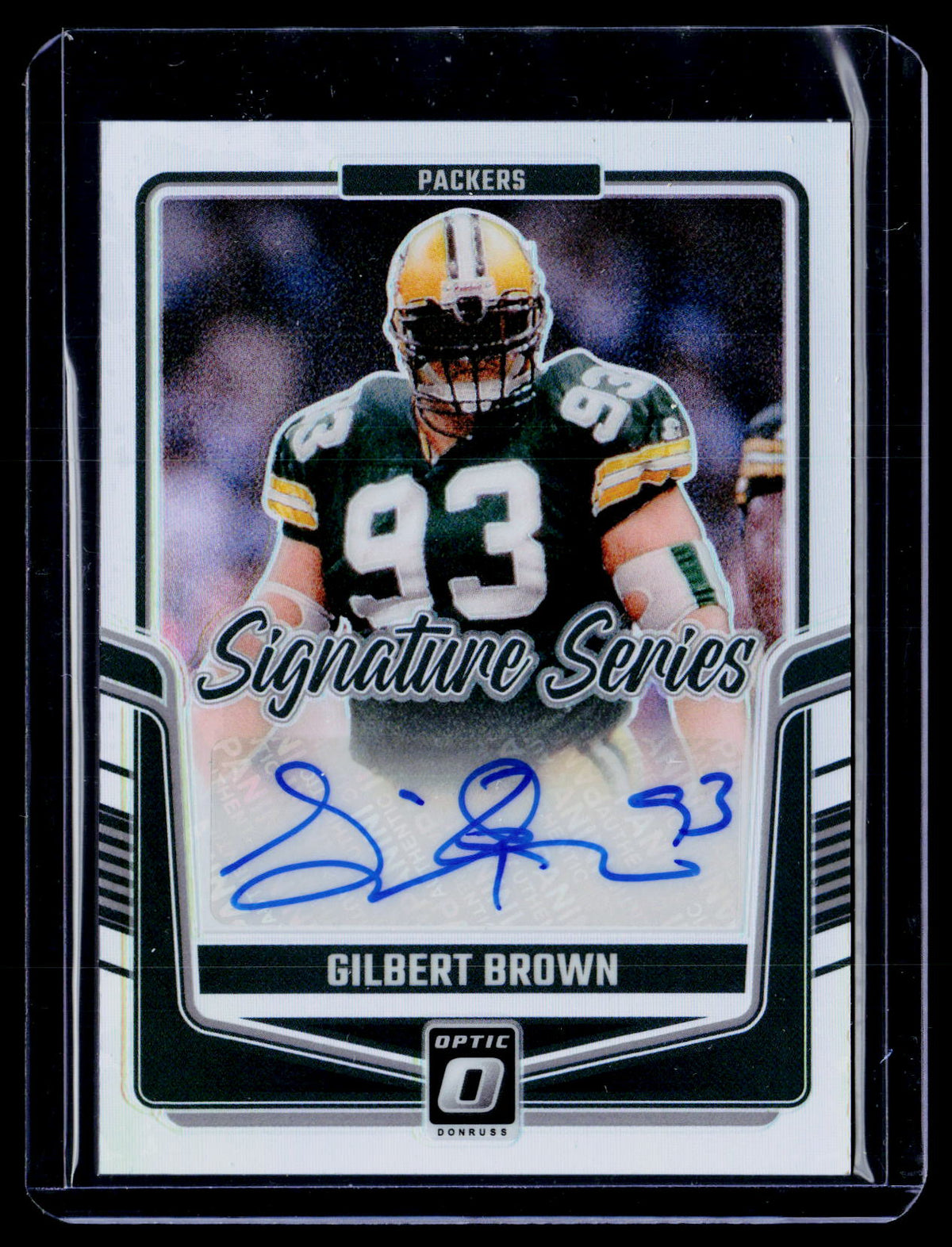 2024 Panini Donruss Optic Football Signature Series Gilbert Brown Autograph #SSH-GBN - front
