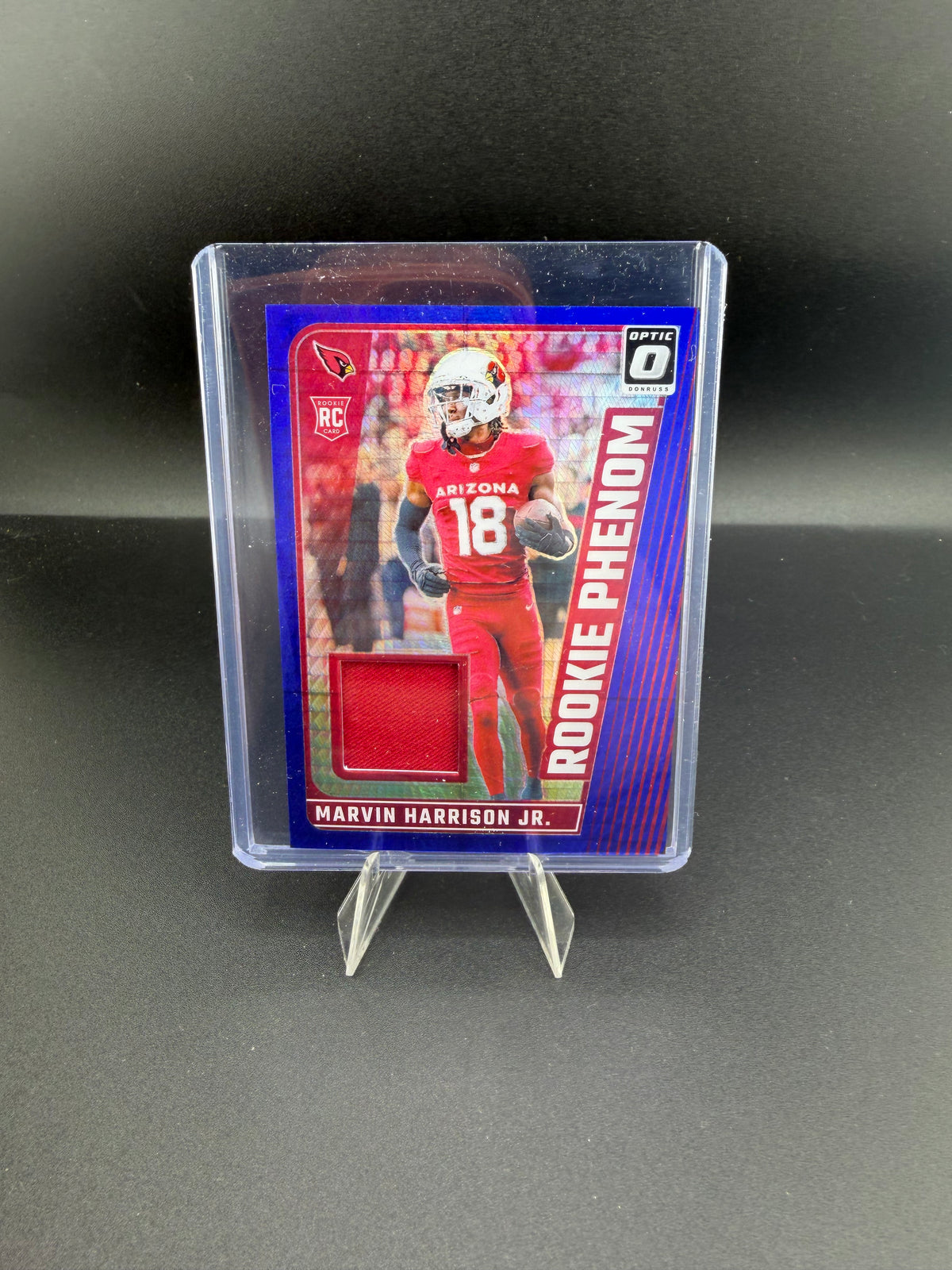 2024 Panini Donruss Optic Rookie Phenom Marvin Harrison Jr. Rookie Memorabilia Card - front
