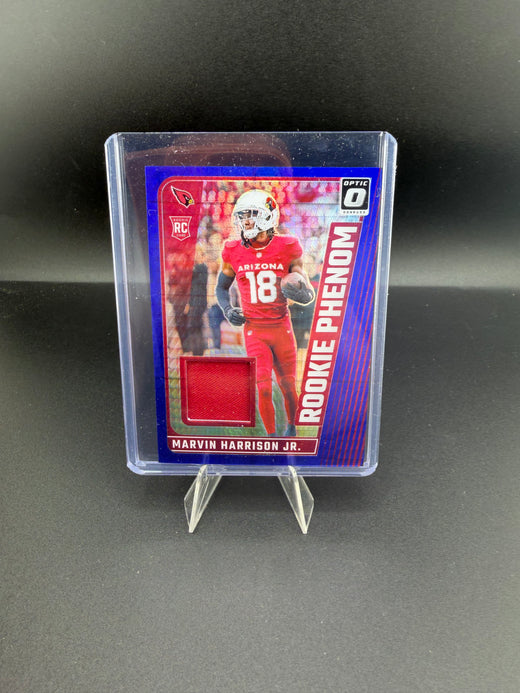 2024 Panini Donruss Optic Rookie Phenom Marvin Harrison Jr. Rookie Memorabilia Card - front