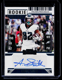 2024 Panini Contenders Rookie Ticket Autographs Ainias Smith #191 Ticket Stub RC Auto - front