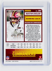 2025 Panini Score Football Showcase Austin Ekeler #203 /250 - back