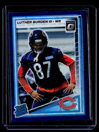 2025 Panini Donruss Optic Football Rated Rookie #275 Luther Burden III Chicago Bears - front