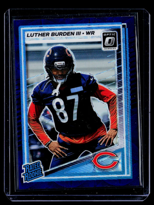 2025 Panini Donruss Optic Football Rated Rookie #275 Luther Burden III Chicago Bears - front