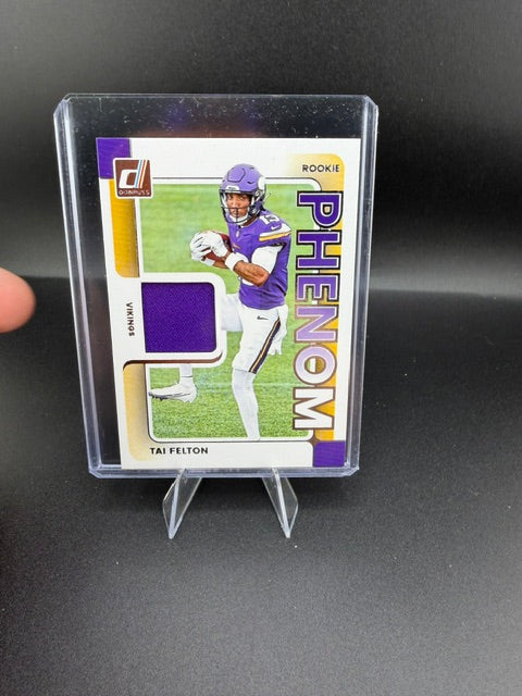 2025 Panini Donruss Football Rookie Phenom Jersey Tai Felton RPJ-TAF - front