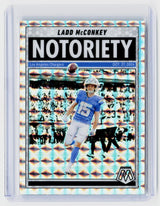 2025 Panini Mosaic Football 2nd Edition Notoriety #2 Ladd McConkey - front
