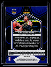 2023-24 Panini Mosaic Basketball Jonathan Kuminga Genesis #22 - back