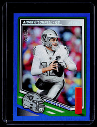 2025 Panini Score Football Aidan O'Connell Artist's Proof #52 34/35 - front