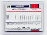 2026 Topps Series Two Ranger Suárez #440 Boston Red Sox - back