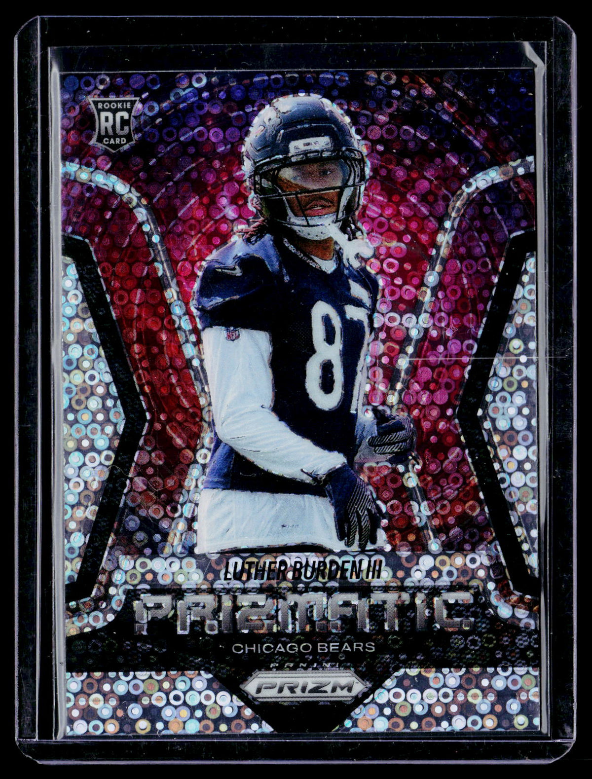 2025 Panini Prizm Prizmatic Rookie Luther Burden III #18 Bears - front