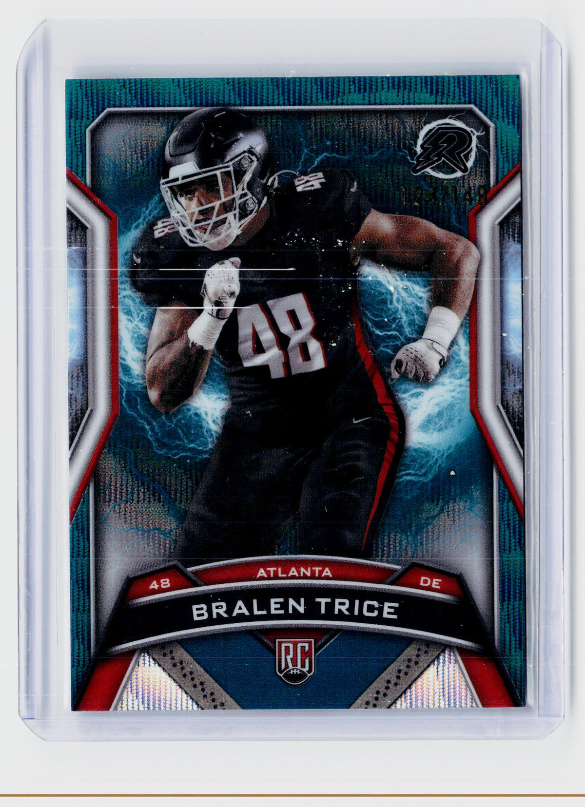 2025 Topps Resurgence Bralen Trice RC #104 Atlanta Falcons - front