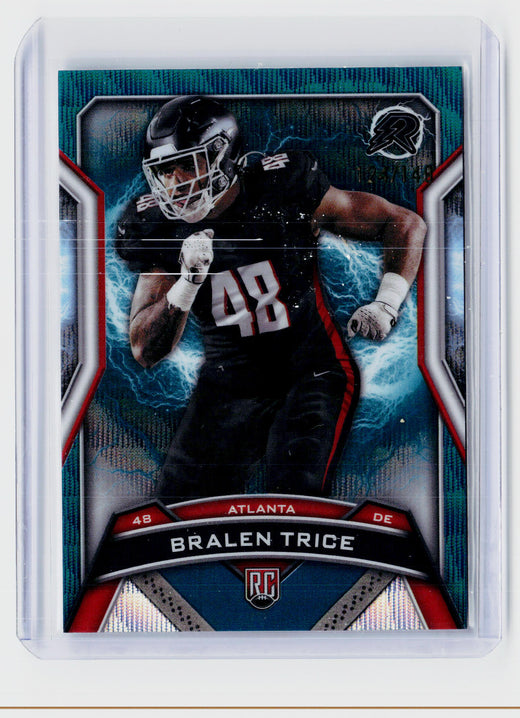 2025 Topps Resurgence Bralen Trice RC #104 Atlanta Falcons - front