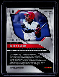 2025 Panini Prizm Baseball Barry Larkin #41 Pulsar Prizms /499 - back