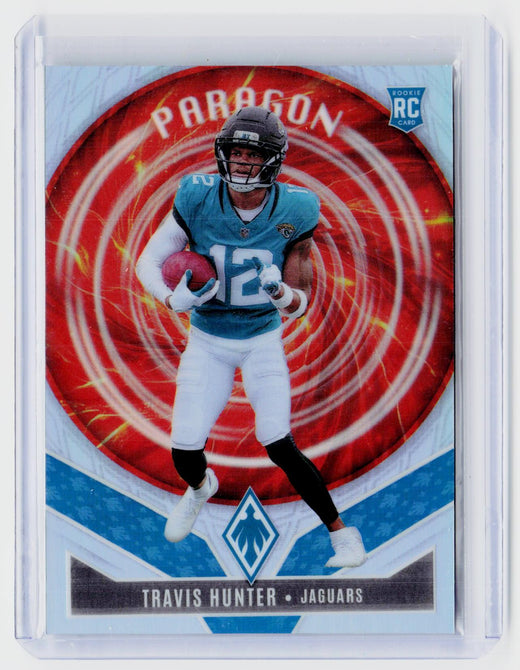 2025 Panini Phoenix Paragon Travis Hunter Rookie Card #12 Jaguars - front