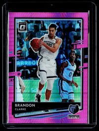 2020-21 Panini Donruss Optic Basketball Brandon Clarke #5 Memphis Grizzlies - front