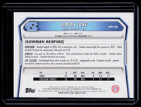 2026 Topps Bowman U Demon June Blue Rookie #BPP-106 /150 - back