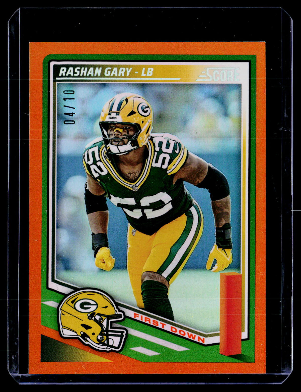 2025 Panini Score Football Rashan Gary #170 First Down /10 - front