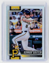 2026 Topps Chrome Baseball Konnor Griffin RC Refractor #74 Pittsburgh Pirates - front