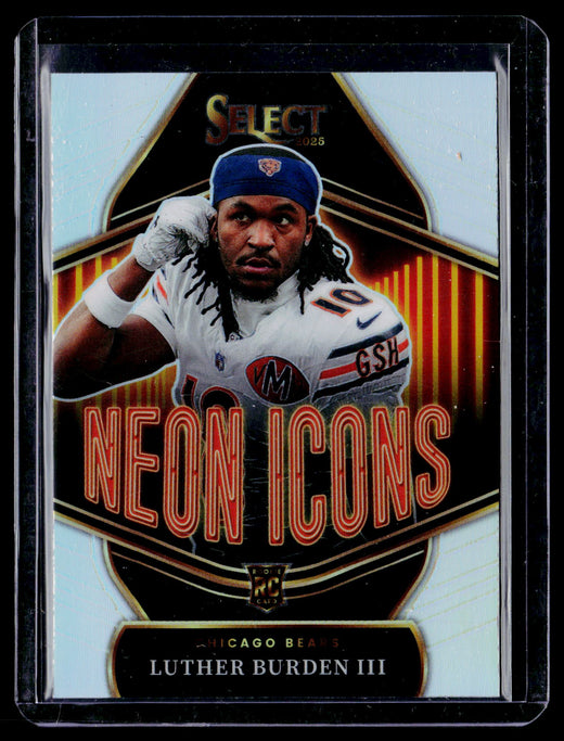 2025 Panini Select Football Luther Burden III Chicago Bears Rookie Card #2 - front