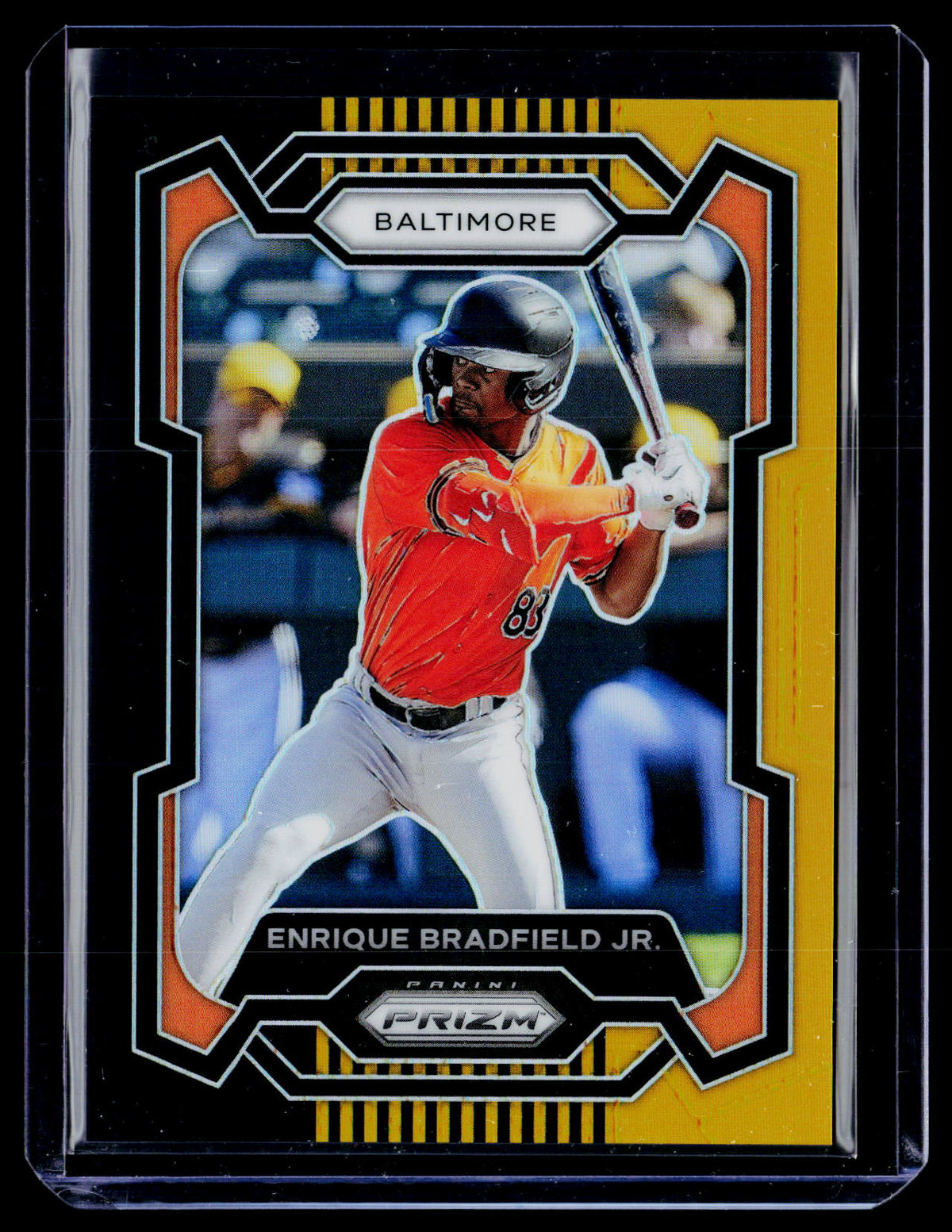 2024 Panini Prizm Baseball Enrique Bradfield Jr. Gold Prizm #6 1/5 - front