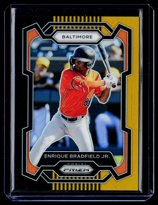 2024 Panini Prizm Baseball Enrique Bradfield Jr. Gold Prizm #6 1/5 - front