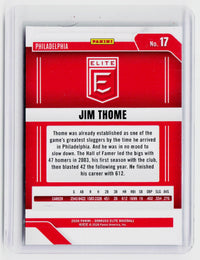 2026 Panini Donruss Elite Baseball Jim Thome Philadelphia Phillies #17 - back