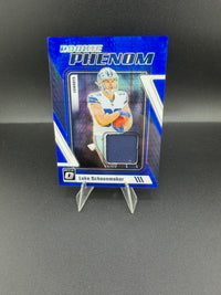 2023 Panini Donruss Optic Rookie Phenom Luke Schoonmaker Blue Hyper RP-LS Cowboys - front
