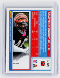 2025 Panini Donruss Optic Demetrius Knight Jr. Rated Rookie Red #296 Cincinnati Bengals - back