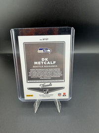 2021 Panini Donruss Threads DK Metcalf DT27 Seahawks Memorabilia - back