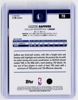 2024-25 Topps Chrome Basketball Daniel Gafford Blue Refractor #78 /150 - back