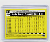 2025 Topps Update 1990 Topps Baseball Mickey Mantle U90-43 - back