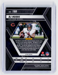 2025 Panini Mosaic Football DJ Moore Blue Mosaic /149 #180 - back