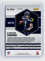 2021 Panini Mosaic Football D'Wayne Eskridge Rookie Variation #319-V - back