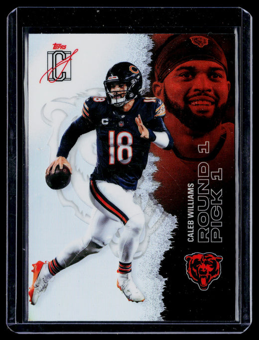 2025 Topps Signature Class Refractor RC #11 Caleb Williams Chicago Bears - front