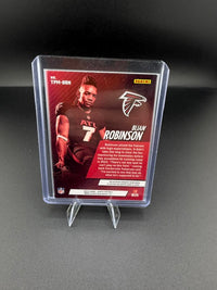 2023 Panini Zenith Football Turning Pro Memorabilia Bijan Robinson Rookie Card TPM-BRN - back