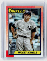 2025 Topps Update 1990 Topps Baseball Mickey Mantle U90-43 - front