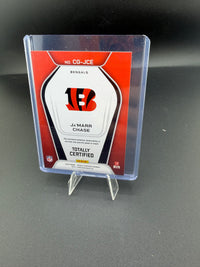 2024 Panini Totally Certified Certified Gamers Ja'Marr Chase Memorabilia #CG-JCE - back