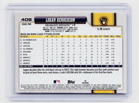 2026 Topps Series 2 Future Stars Logan Henderson #409 Milwaukee Brewers - back